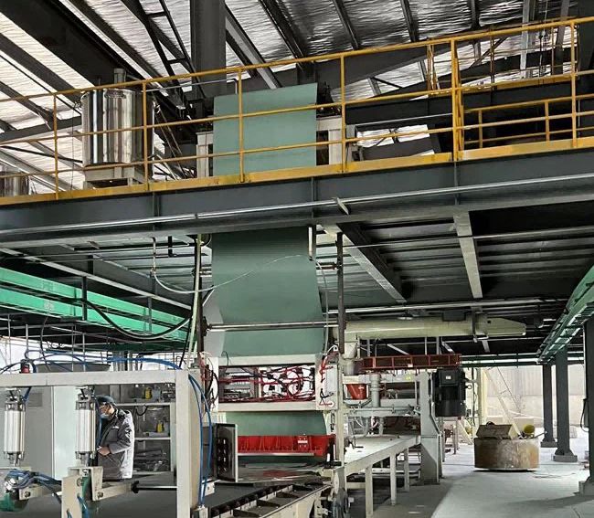 Gypsum Board Pwodiksyon machin